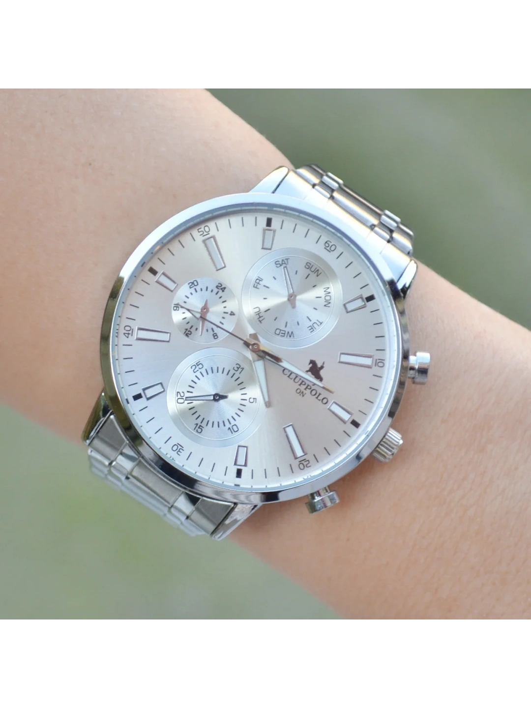 Silver Metal Kordon Erkek Saati 3733