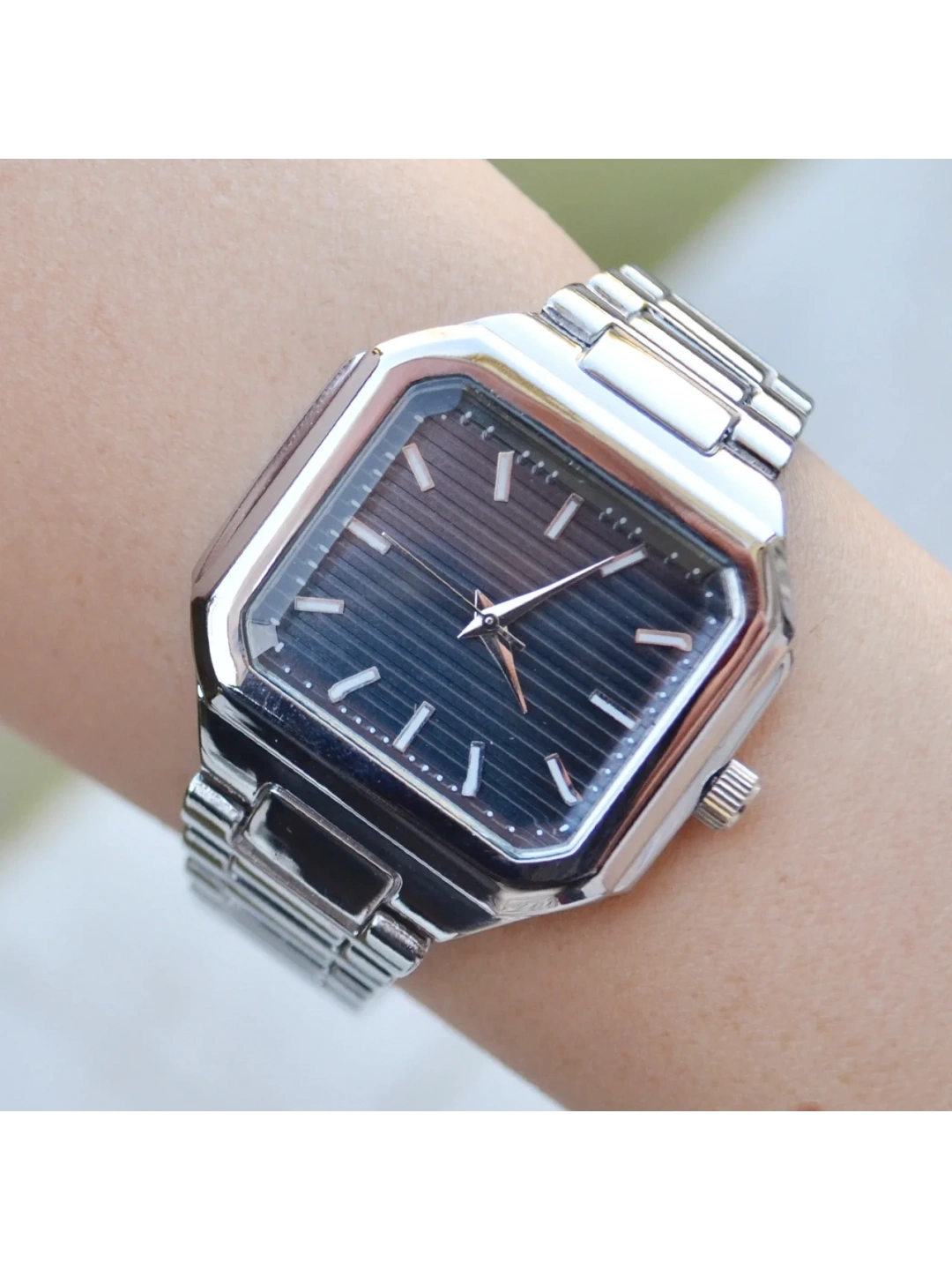 Silver Metal Kordon Erkek Saati 3739