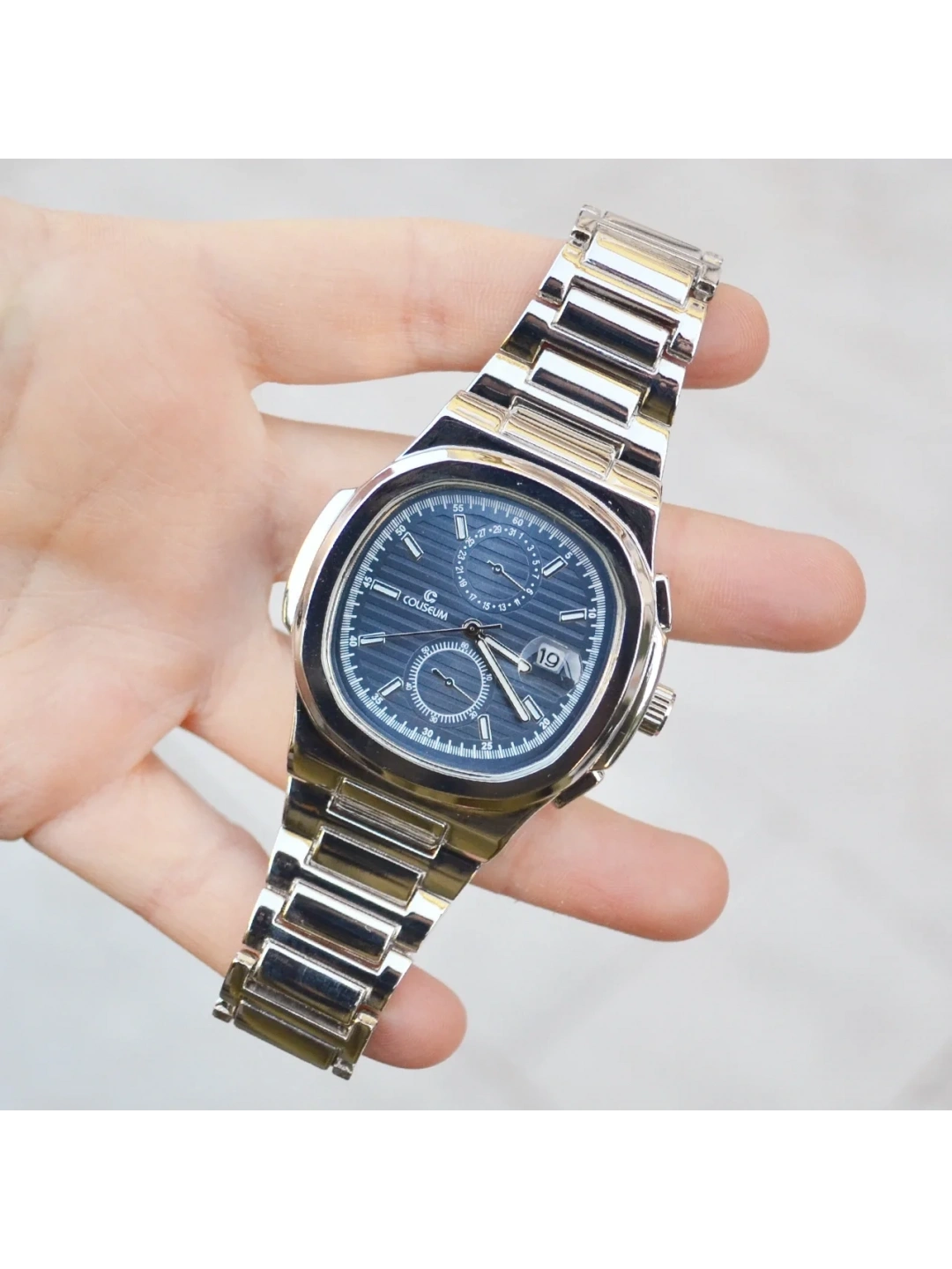 Silver Metal Kordon Erkek Saati 3742