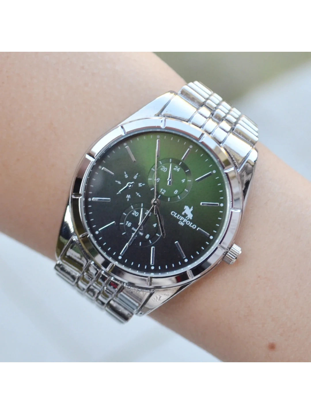 Silver Metal Kordon Erkek Saati 3743