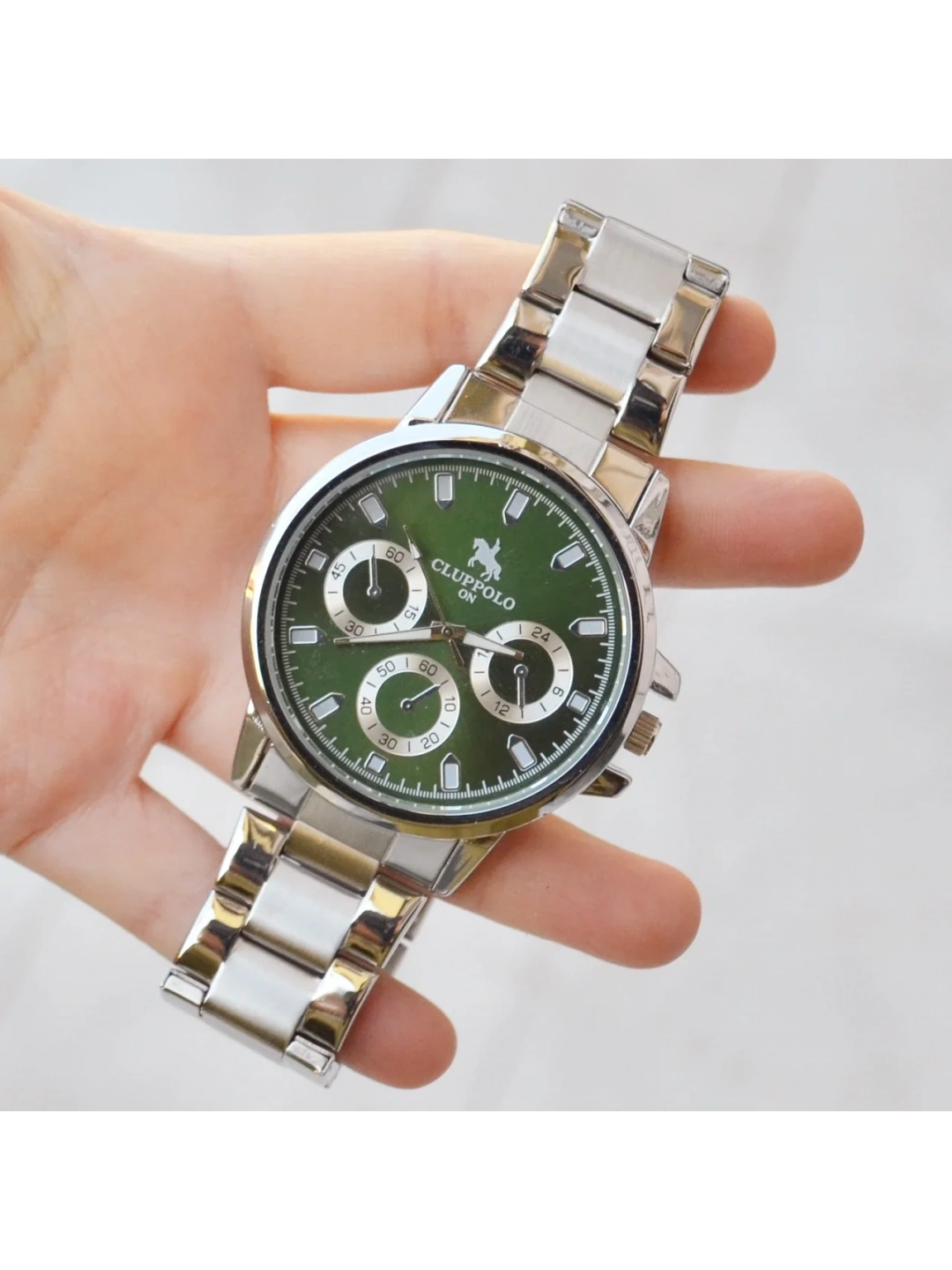 Silver Metal Kordon Erkek Saati 3744
