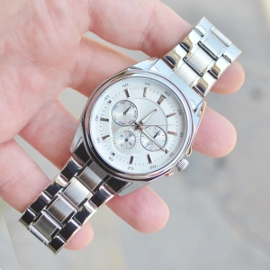 Silver Metal Kordon Erkek Saati 3864