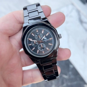 Siyah Metal Kordon Erkek Saati 3499