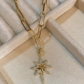 316L Çelik Kutup Yıldızı Kolye