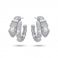 İthal Silver Yılan Küpe