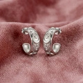 Çelik Silver Hilal Küpe