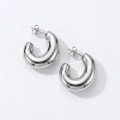 Silver Halka Küpe