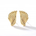 İthal Gold Kanat Küpe