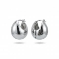 İthal Silver Basic Halka Küpe