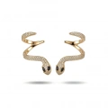 Çelik Earcufflı Yılan Küpe