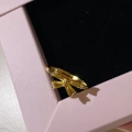 925 Ayar Gümüş Gold Fiyonk Yüzük
