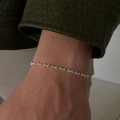 925 Ayar Gümüş Unisex Fence Bileklik