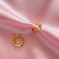 Baget Taşlı Gold Earcuff
