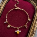 Çelik Arı Detay Charm Bileklik