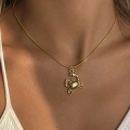 Çelik Gold Yengeç Kolye