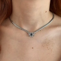 Çelik Hasır Zincirli Choker