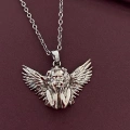 Çelik Melek Kolye