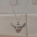 Çelik Melek Kolye