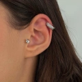 Çelik Silver Halka Piercing