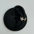 Çelik Yıldız Detaylı Earcuff