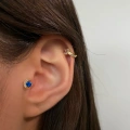 Cerrahi Çelik Gold Hilal Tragus Piercing