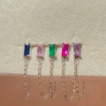 Cerrahi Çelik Pembe Zincir Detaylı Piercing