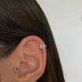 Cerrahi Çelik Silver Cc Halka Piercing