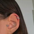 Cerrahi Çelik Silver Halka Piercing