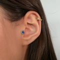 Cerrahi Çelik Silver Hilal Tragus Piercing