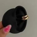 Gold Çift Sıra Earcuff