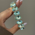 Gold Hologram Taşlı Bileklik