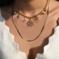 Göz Detaylı Charm Choker