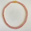 Pembe Baget Taşlı Choker
