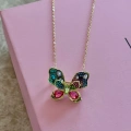 Renkli Kelebek Kolye