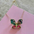 Renkli Kelebek Kolye