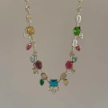 Renkli Taşlı Kolye