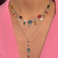 Renkli Taşlı Kolye