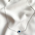 Silver Elena Göz Kolye