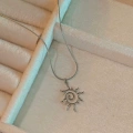 Silver Güneş Kolye