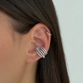 Silver İncili Earcuff
