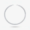 Silver Kalp Detay Choker