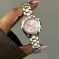 Silver Pembe Kadran Kol Saati
