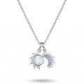 Silver Sun&Moon Kolye