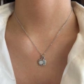 Silver Sun&Moon Kolye