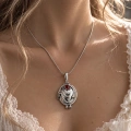 The Vampire Diaries Kapaklı Çelik Kolye
