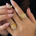 Vintage Gold Fatma Eli Yüzük