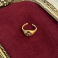 Vintage Gold İstiridye Yüzük