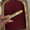 Vip Lacivert Göz Detay Kelepçe Bileklik