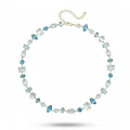 Vip Mavi Kristal Taşlı Choker