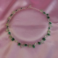 Vip Yeşil Krital Taşlı Choker